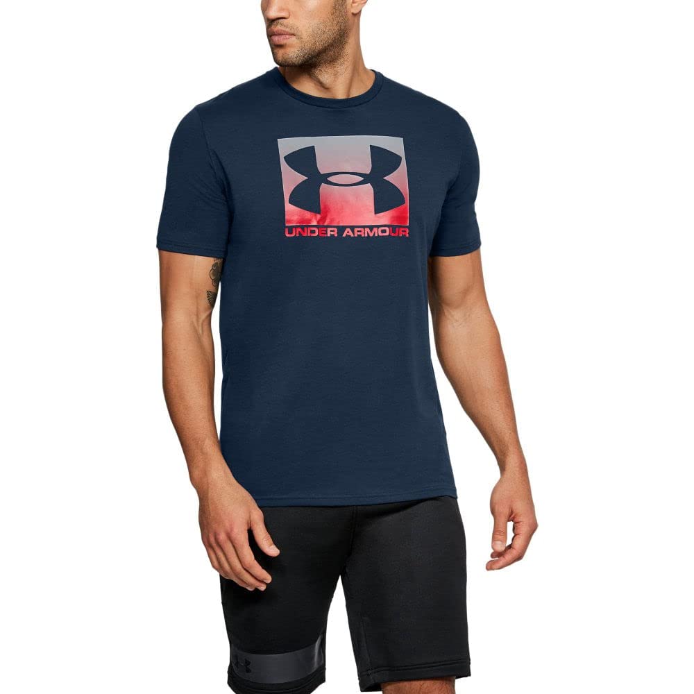 Under Armour Men’s UA Boxed Sportstyle Short-Sleeved Breathable Sports Shirt, Lo
