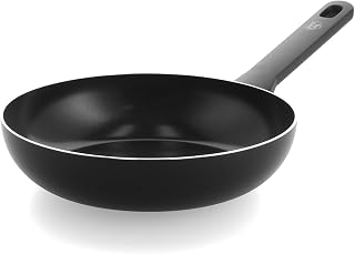 Green Chef CC010062-104 Frying Pan, 10.2 inches (26 cm), Compatible with Induction and Gas Fires, PFAS Free, No Toxins and Fluorine Resin, Starter Model, Formulated with Diamond Particles, Black
