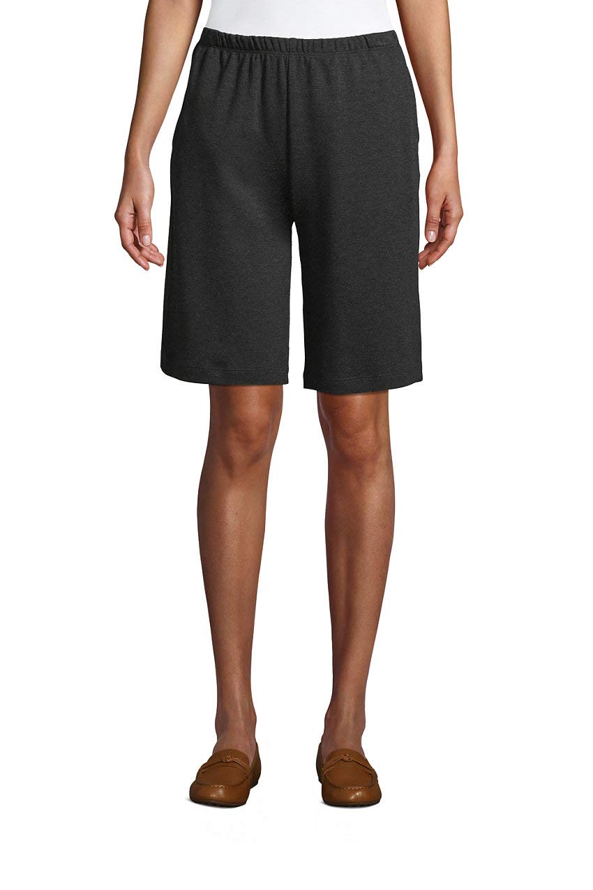 Lands' End Women's High Waisted Sports Shorts