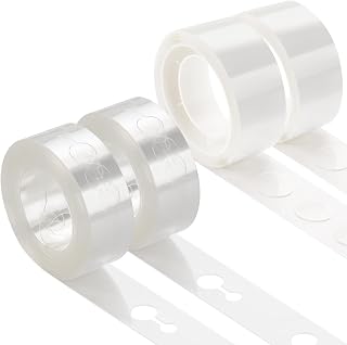 KICNIC Balloon Arch Strip Kit, 32.8 ft Tape Strips, 200 Glue Point Dots | Balloon Tape Strips and Glue Point Dot Stickers for Garland, Party, Wedding, Birthday, Baby Shower, Graduation Decorations