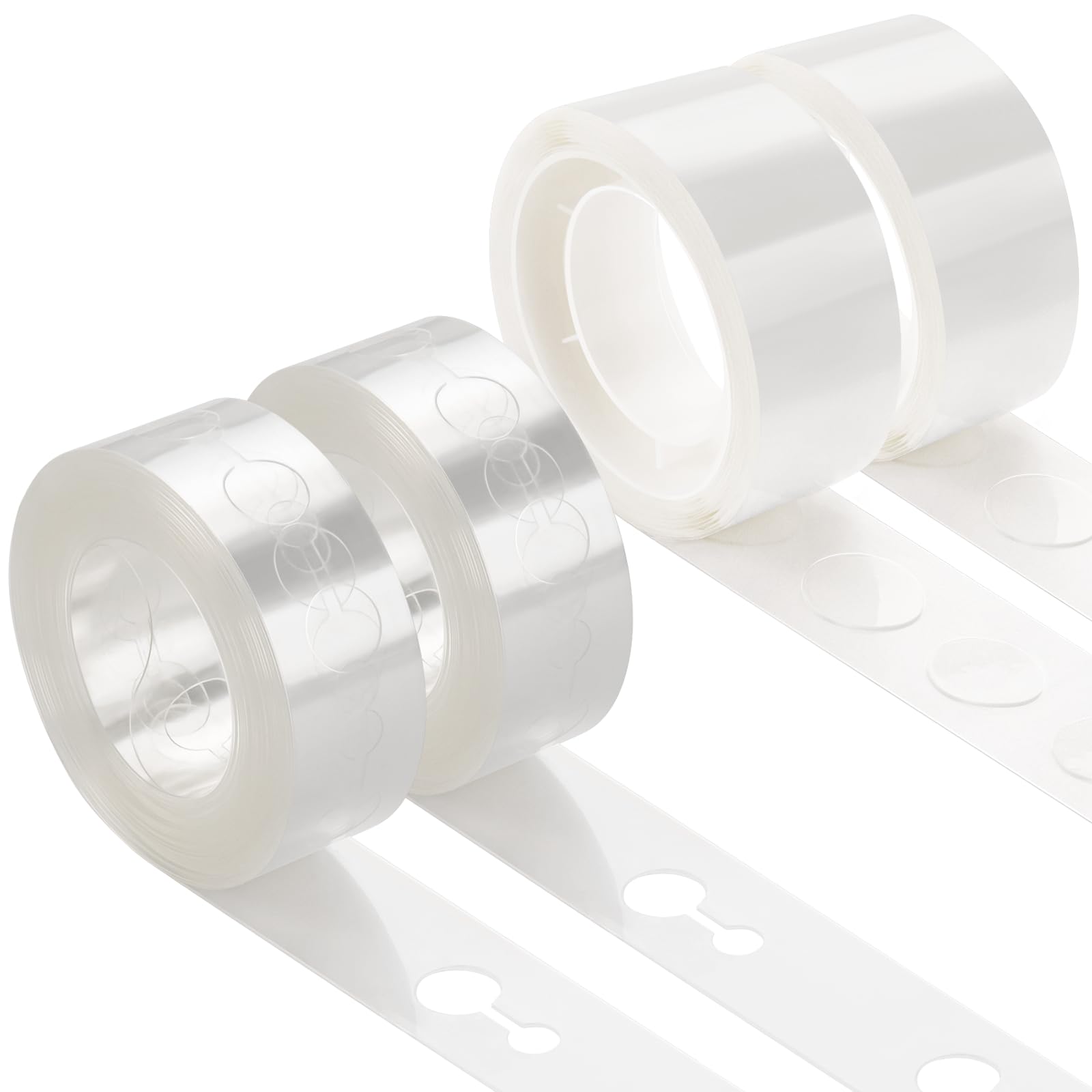 KICNIC Balloon Arch Strip Kit, 32.8 ft Tape Strips, 200 Glue Point Dots | Balloo