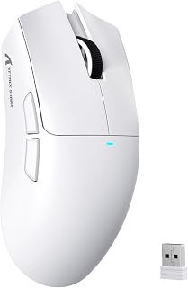 ATTACK SHARK X11SE Wireless Gaming Mouse, 63g Superlight With PixArt PAW3311 Sensor, 22000 DPI, Tri-Mode BT/2.4Ghz/Wired, 1000Hz Polling rate, 300mAh Battery, Dual Driver, for PC/Xbox/PS/Mac (White)
