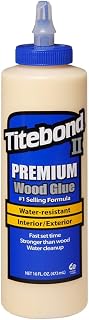 Titebond II Premium Wood Glue 16 Oz. – Honey Cream, 5004 | Premium Wood Glue (16 oz): Type II water-resistant formula gives a strong initial tack, fast set & FDA food-contact approval.