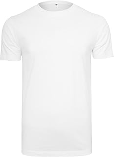Build your Brand Men’s Crew Neck T-Shirt, Basic Cotton Top, Available in Many Colours and Sizes XS–5XL
