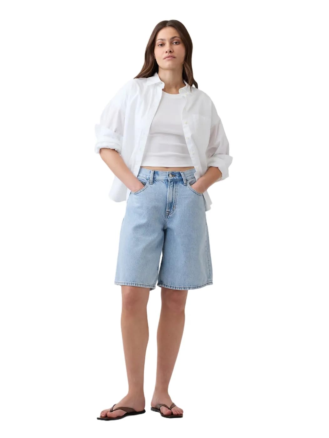 Gap Women's Low Slung Relaxed Denim Short