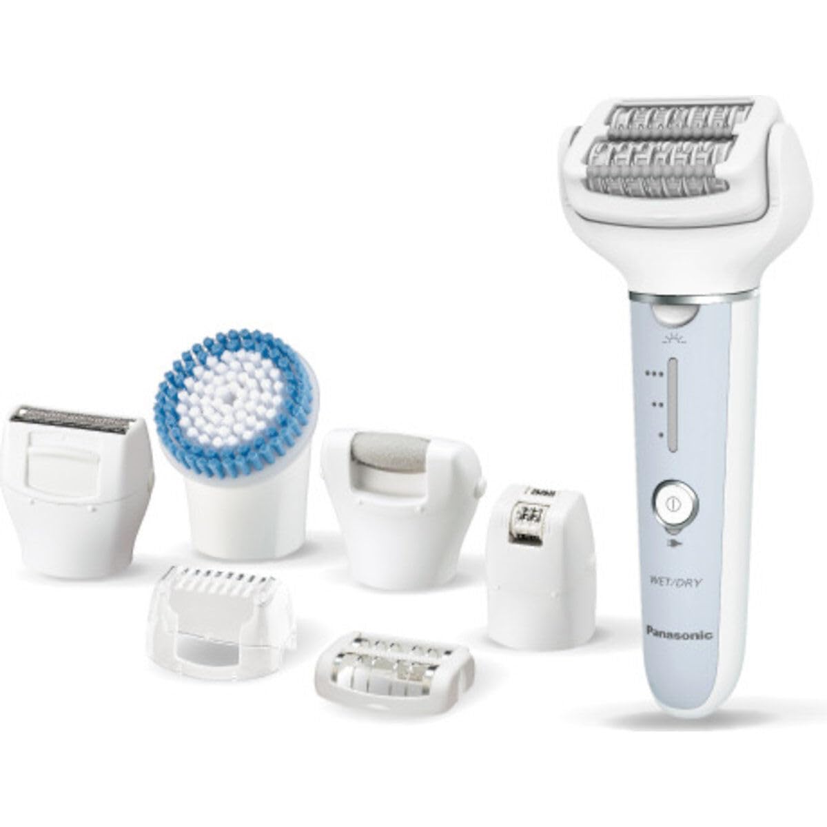 Panasonic ES-EY90 Wet and Dry Epilator, Double Disc with 60 Tweezers, Flexible 9