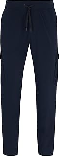 BOSS Men's T Urbanex-CargoLight Tapered Fit Trousers Made of Easy-Iron Stretch Poplin