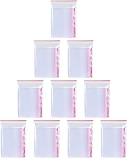 Xhwykzz Small Plastic Bag 1000 Pack Poly Bags 1.5x2.3 Inch Clear Durable Resealable Zipper Bags for Jewelry, Bead, Buttons Ect
