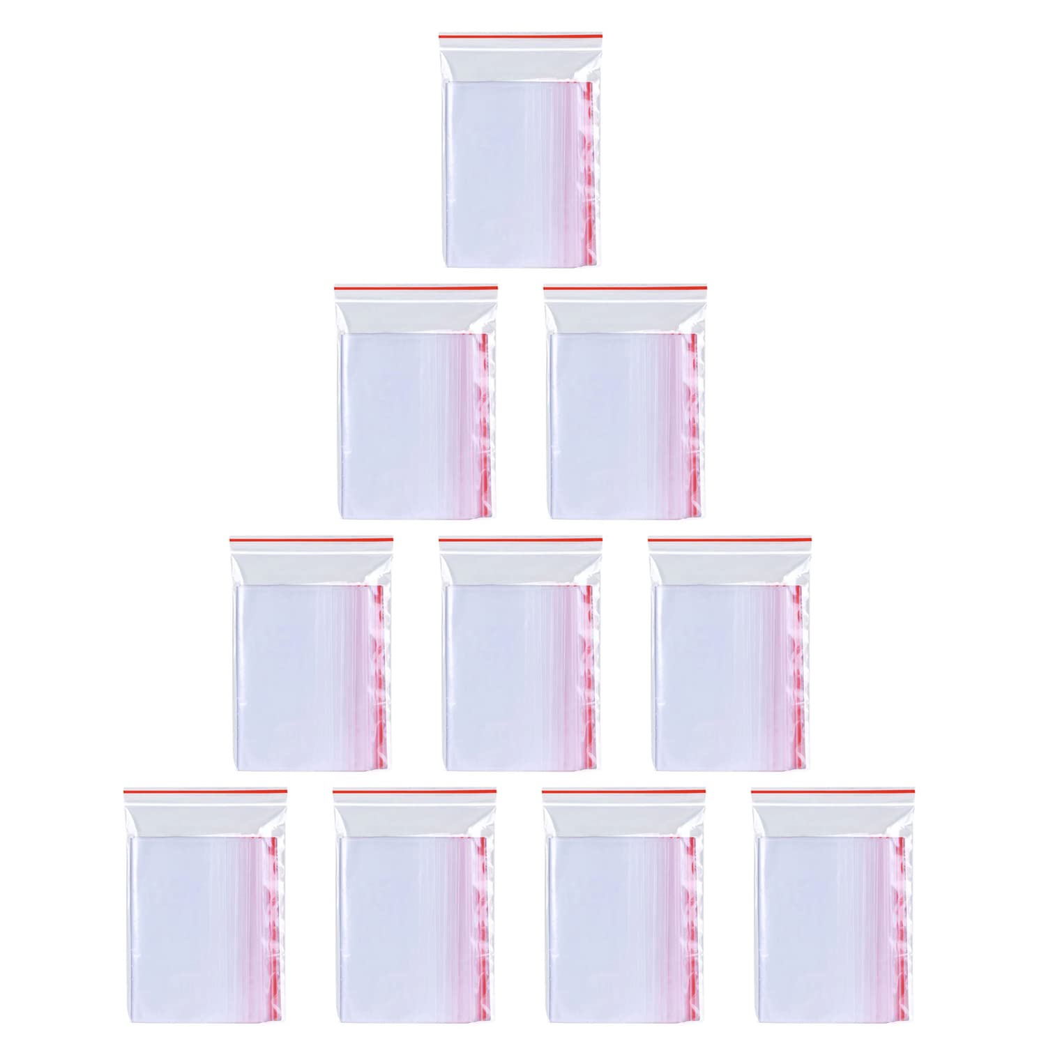 Xhwykzz Small Plastic Bag 1000 Pack Poly Bags 1.5x2.3 Inch Clear Durable Reseala