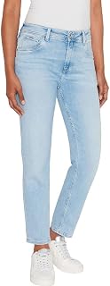 Pepe Jeans Women's Purple Taper High Waisted Jeans