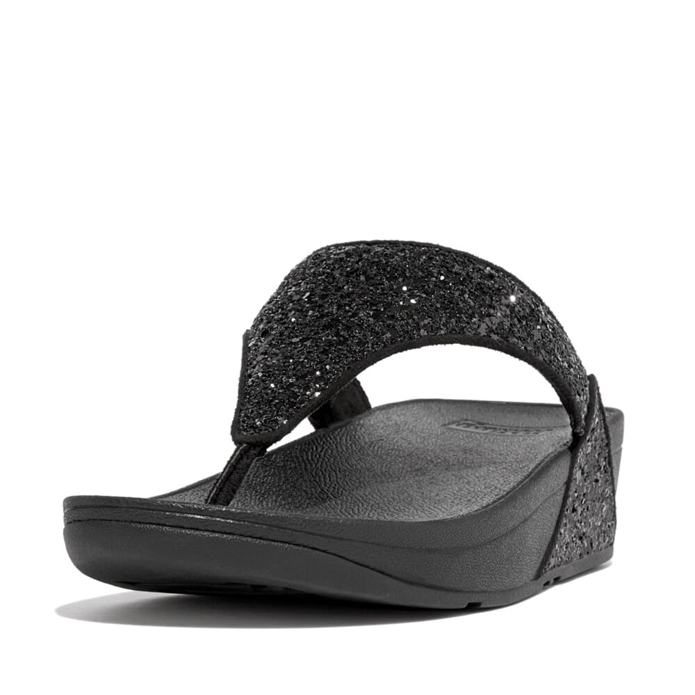 Fitflop Lulu Women's Glitter Toe-Thongs Open Toe Sandals