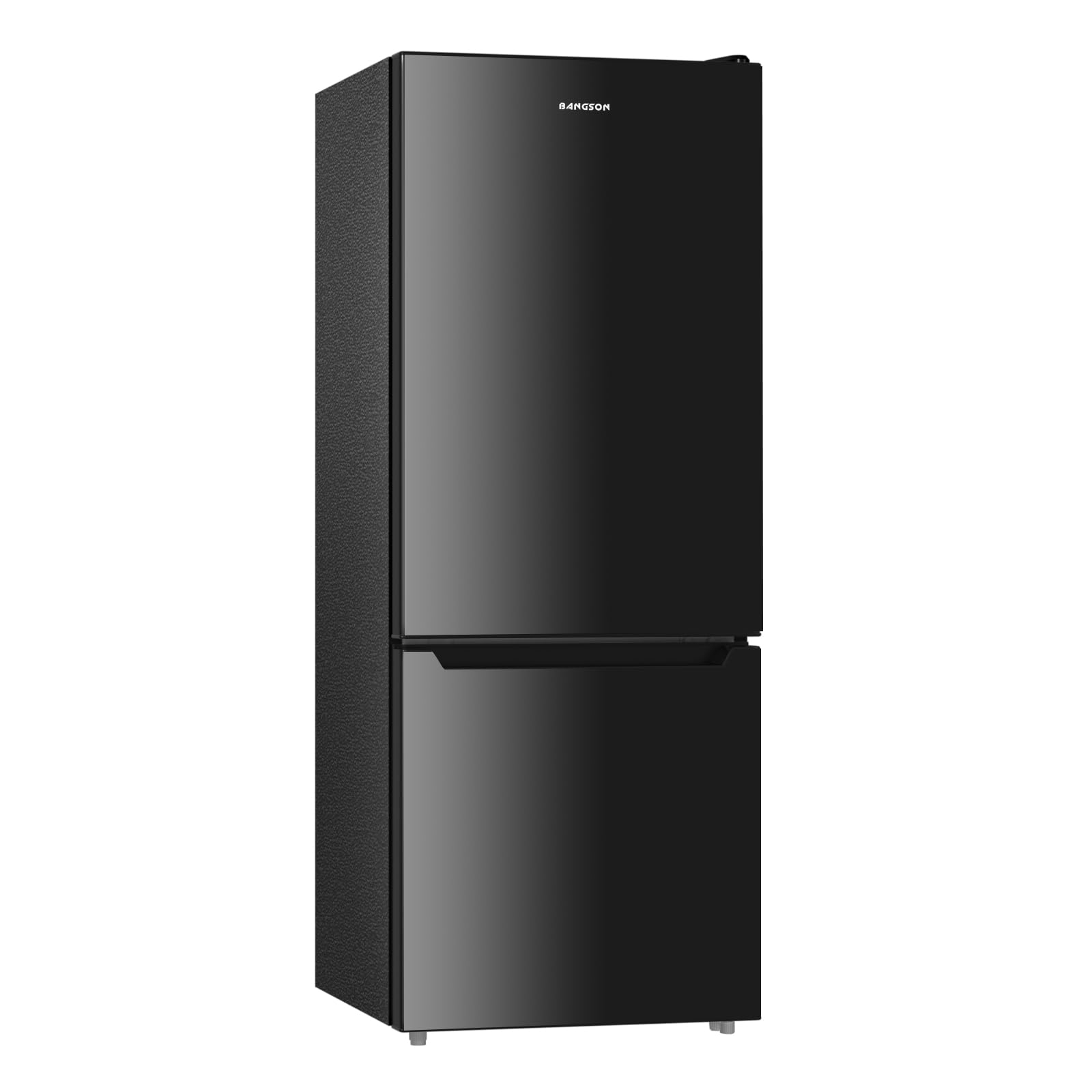 Apartment 7.1 Cu.Ft Refrigerator with Bottom Freezer Black | Office Fridge with 