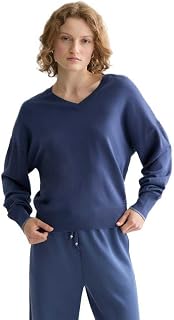 Scotch & Soda Women's Relaxed-fit V-Neck Pullover Sweater (Pack of 1)