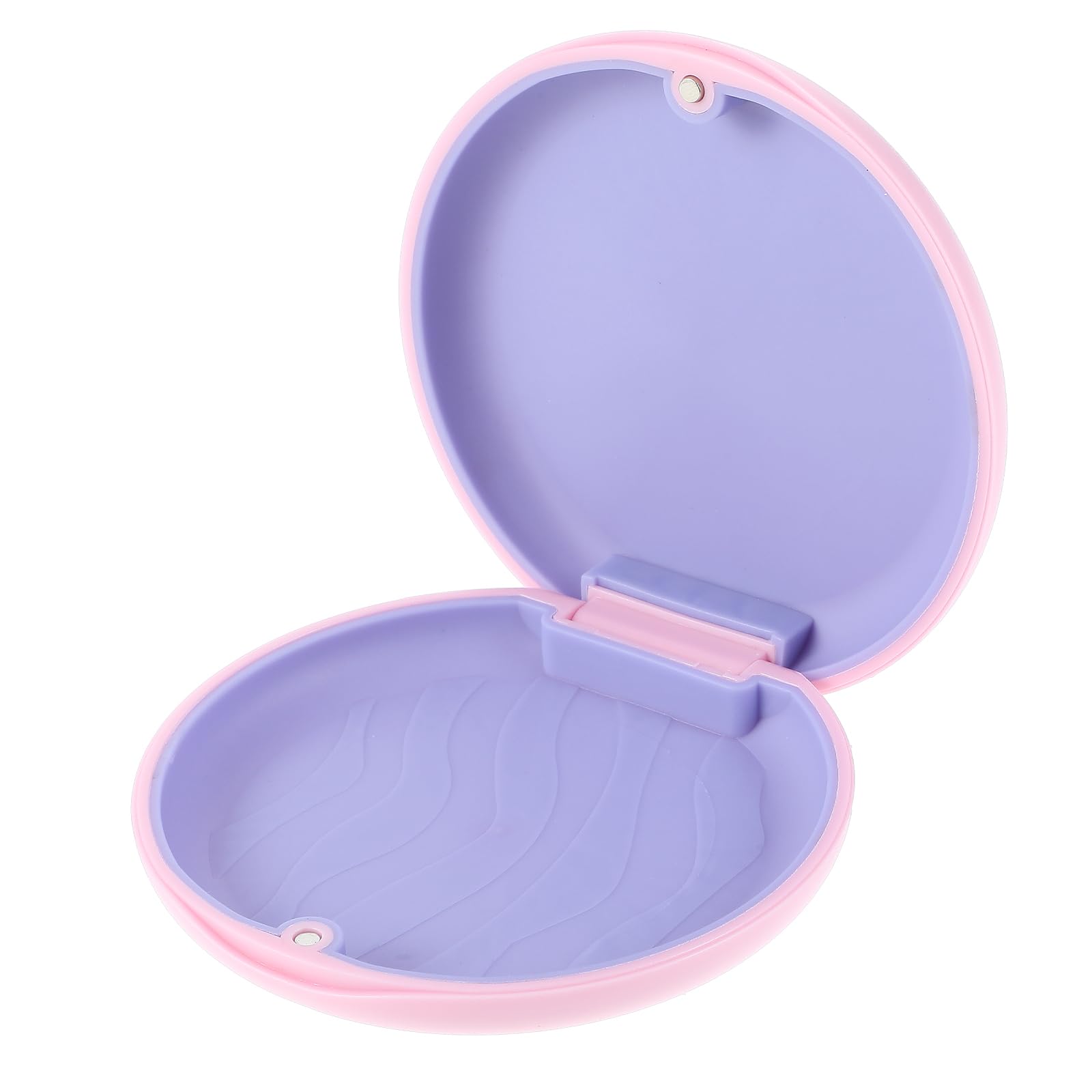 TIESOME Retainer Cases, Magnetic Closure Orthodontic Retainer Box Denture Case S
