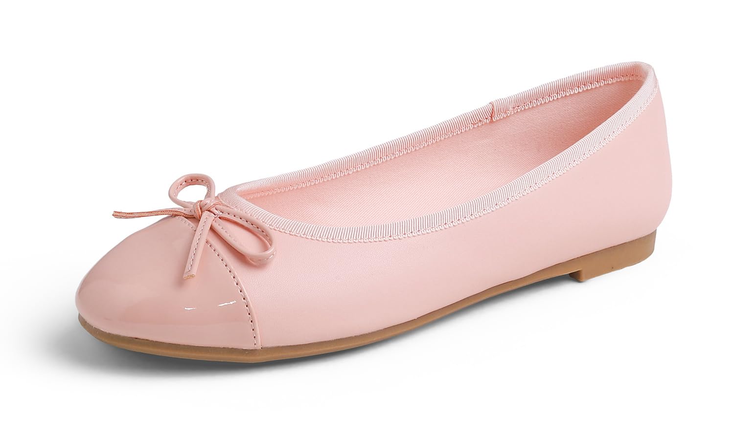 Feversole Women's Fashion Bow Tie Fashion Dress Ballet Flat, Round Toe Ballerina