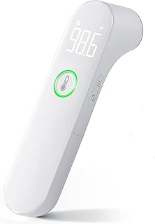 Viproud Thermometer for Adults and Kids, Fast Accurate Baby Thermometer | 1 second Result, Fever Alarm, Mute Mode, Body &amp; Object Mode, 35 Memory Recall, Baby Essentials, Lifetime Support