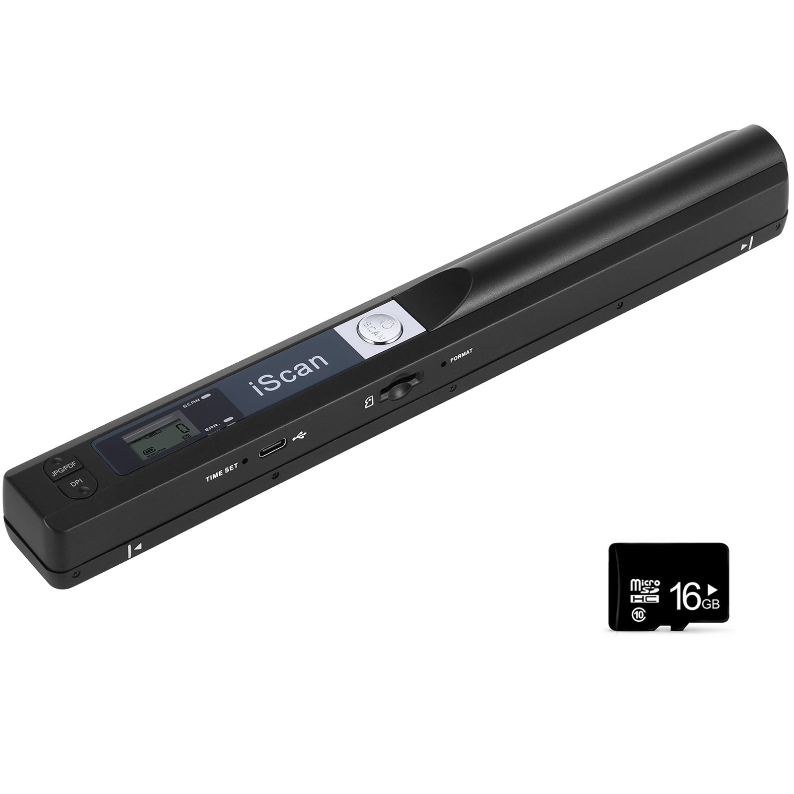 Portable AOZBZ Document Scanner USB 900DPI Portable Photo Scanner Colour A4 Scan