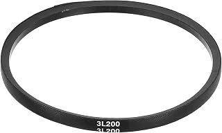 uxcell 3L200 Classic Wrapped Rubber V-Belt, 20"(508mm) Outside Circumference, 3L Profile V Belt 3/8" Width 7/32" Height