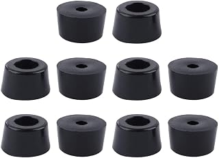 10pcs Rubber Foot Round Bumper Furniture Table Printer Cutting Board Speaker Floor Protector Cabinet Leg Pads D12x10xH7mm