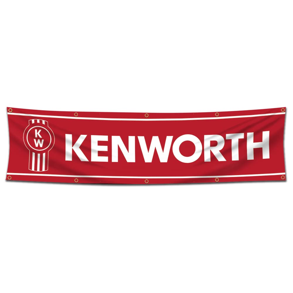 Arbinger Kenworth Car Truck Banner Flag Garage Decor Wall 2x8ft/HD printing/Vibr