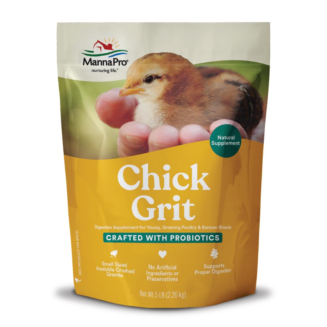 Manna Pro Chick Grit Digestive Supplement for Young Growing Poultry & Bantam Bre