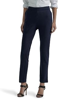 Lee Women's Petite Ultra Lux Mid Rise Slim Fit Ankle Pant