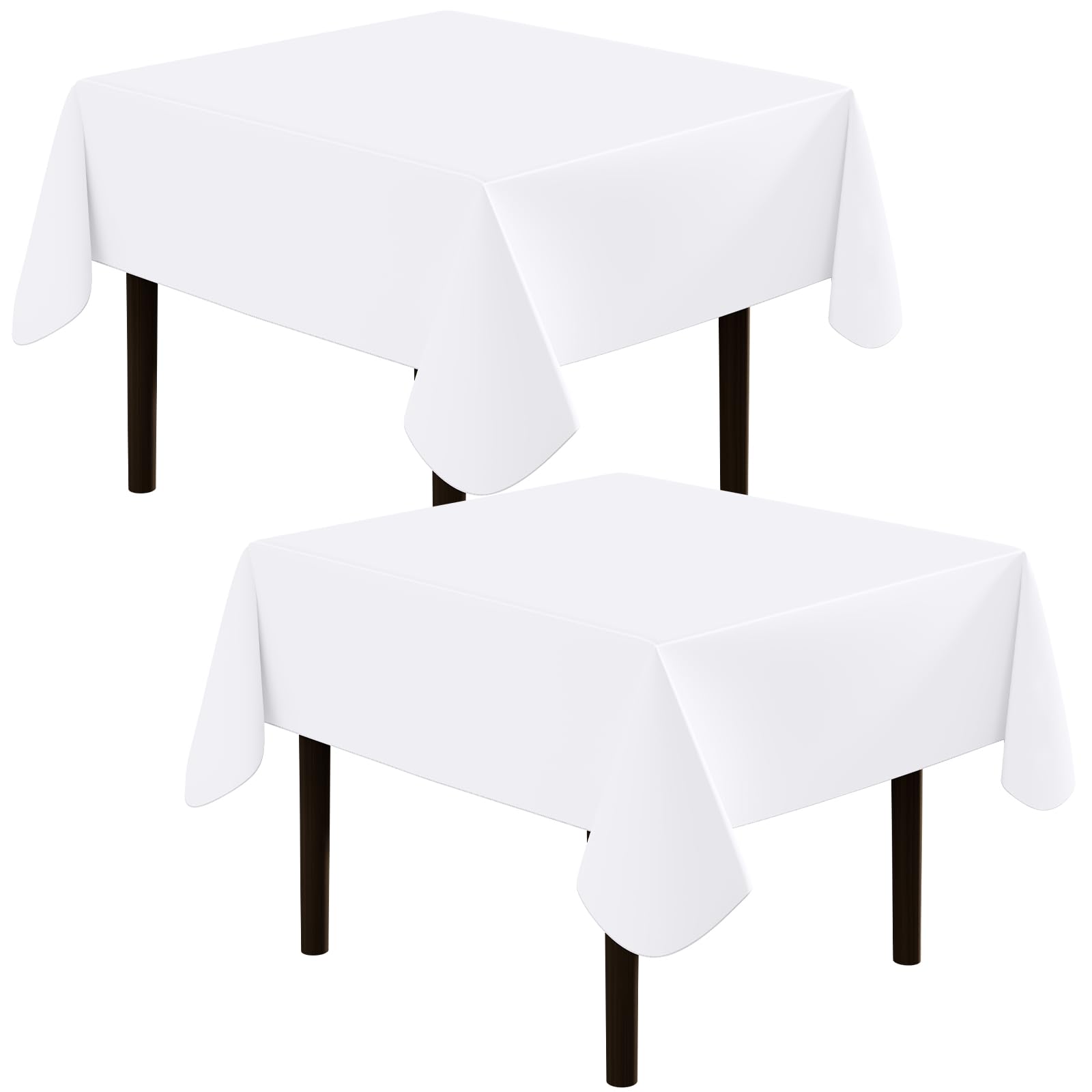 homing Lot de 2 nappes carrées en vinyle, imperméables, anti-déversements, enver