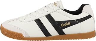 Gola Harrier Mens Casual Trainers in White Navy Red