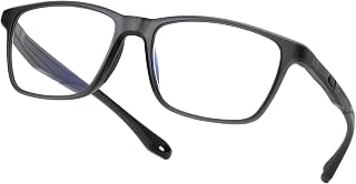 BLUEMOKY Reading Glasses Blue Light: Mens Sports Style TR90 Lightweight Soft Readers - Anti-Glare Computer Glasses Outdoor