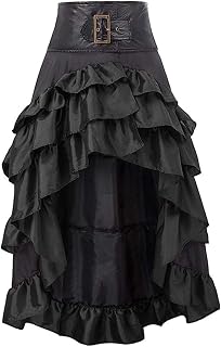 Zooma Sexy Women Gothic Vintage Skirt Lace Costume Steampunk Corset Dress
