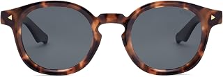 SOJOS Retro Polarized Round Sunglasses Women Men Panto Shades SJ2378