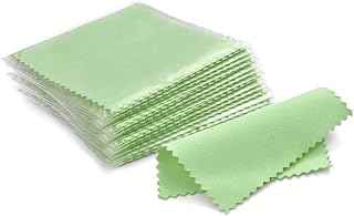 Jewelry Cleaning Cloths, Individually Wrapped Jewelry Polishing Cloths | Help Remove Tarnish, Restores Shine, Compact & Portable, Reusable Until Soiled, Everyday Jewelry Care, Multiple Colors