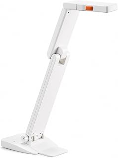 Elmo 1433 Model OX-1 Visual Presenter Document Camera, 1080p Full HD USB, 8MP CMOS Sensor, Built-In Microphone, One-Push Auto Focus, 8x Digital Zoom, A3 Capture Area, Foldable, White