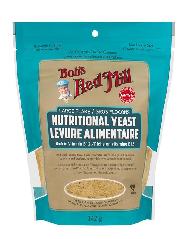 Bob's Red Mill, Large Flake Nutritional Yeast, 142g (Pack of 1) | Rich in Vitami