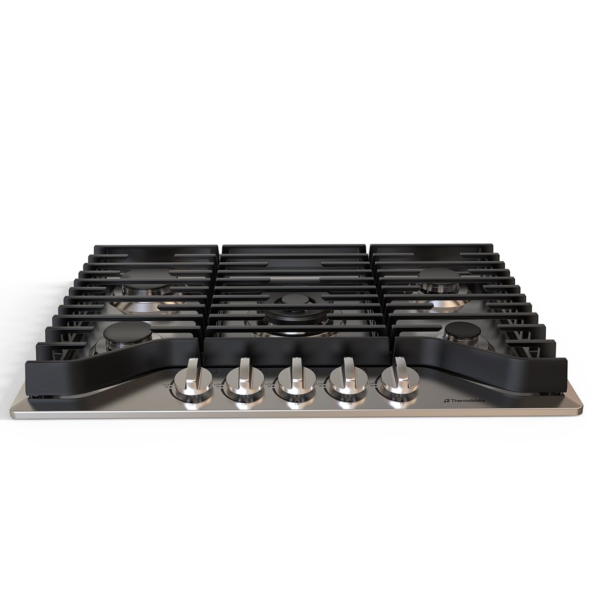 ThermoMate Heavy 30 Inch Gas Cooktop with 5 Italy Sabaf Power Burners, Built In 