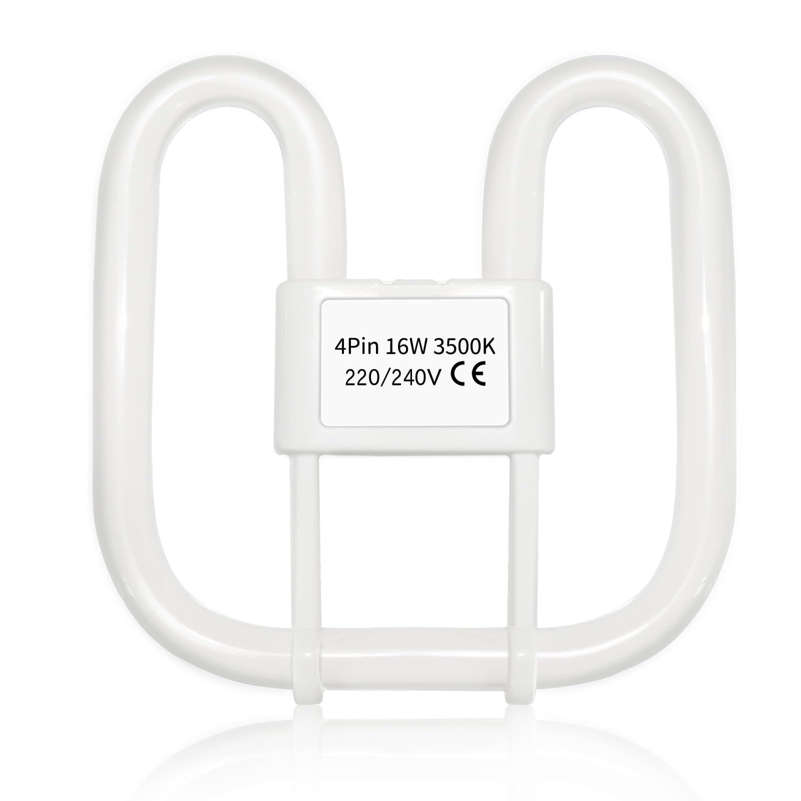 Akynite GR10q 4-Pin Bulb 16W 3500K Warm White, 950LM, Small 13.3x13.3cm, 4 Pin C