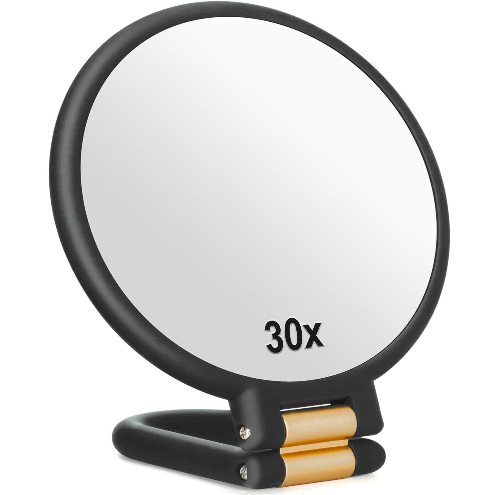 Sifolo 30x Magnifying Mirror, Travel Hand Mirrors with Handle - Double Side Hand