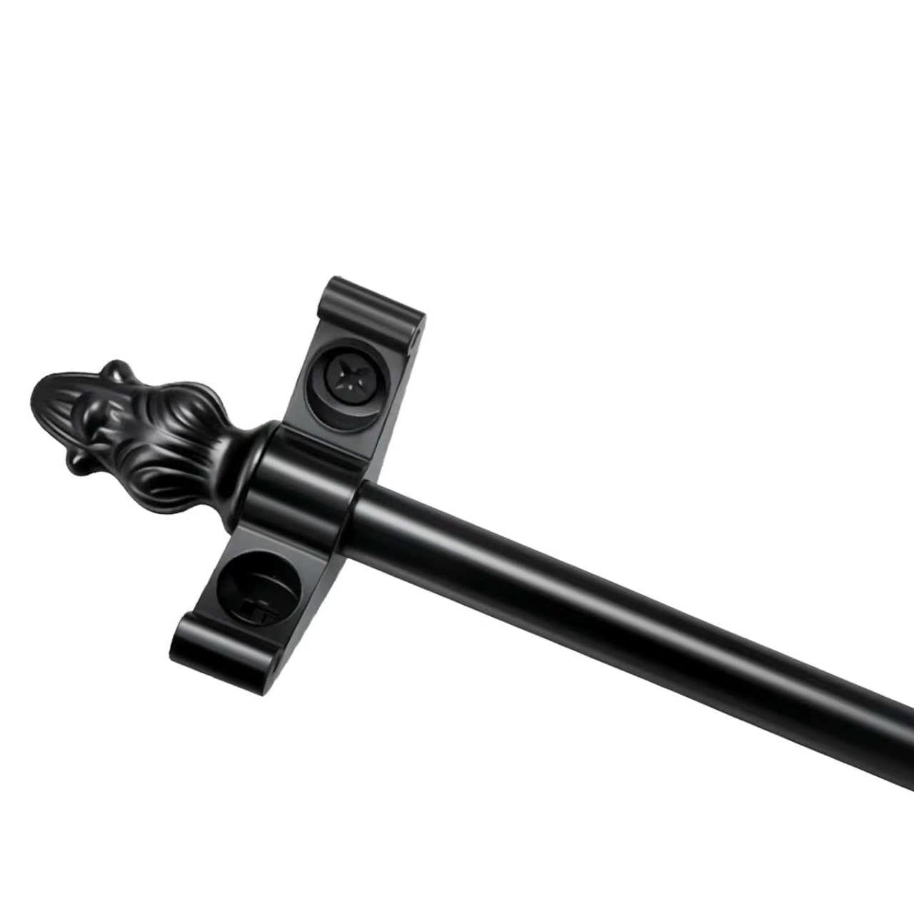 Carpet Stair Rods, Black, 11mm Diameter, Pack of 10 | Suitable for Carpet Runner