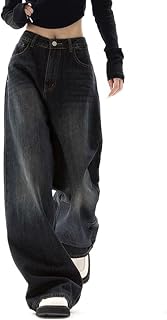 EMMIOL Pantaloni cargo da donna Y2K abbigliamento a vita alta da viaggio tattico streetwear pantaloni casual con tasche, nero, L