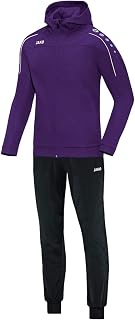 JAKO Classico M9450 Men's Polyester Tracksuit with Hood, Night Blue/Citro, XXL
