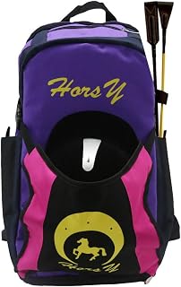 Playdo Equestrian Horse Riding Helmet Gear Bag Backpack for Adult Kids Youth