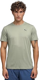 PUMA M Tad Essential Poly Texture Tee T-Shirts Unisex - Adult (Pack of 1)
