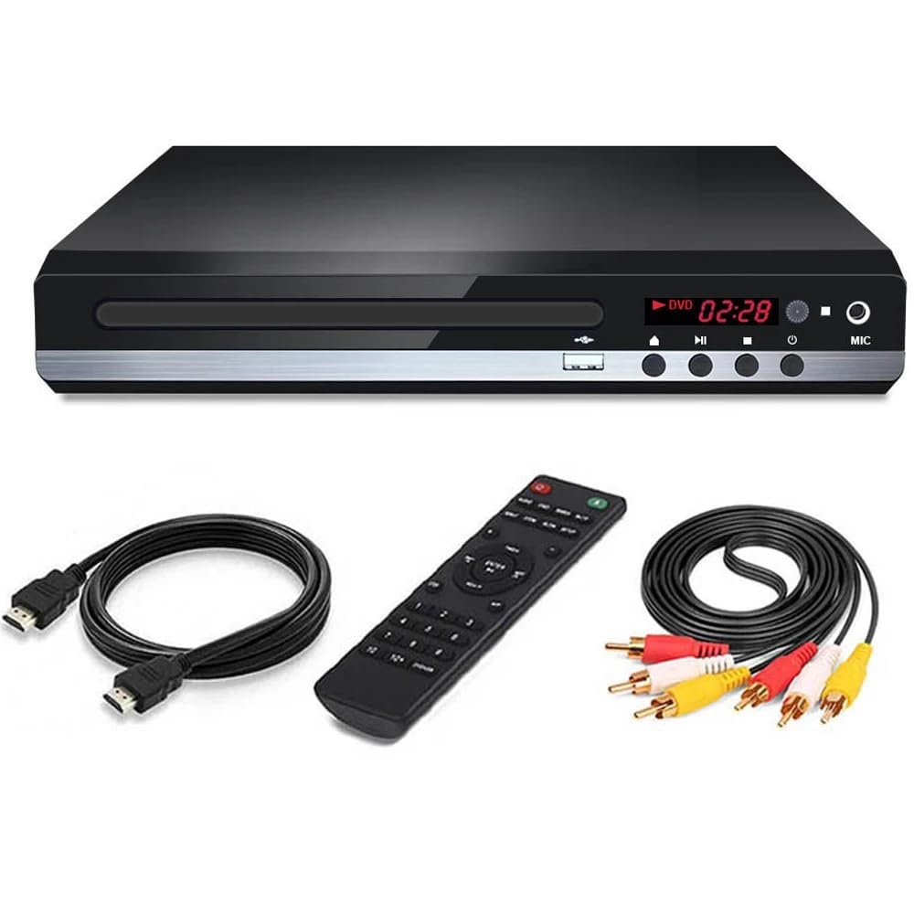Home DVD Player TV CD Player Compact DVD Player Supports NTSC/PAL System with RC