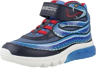 Geox Boys' J Ciberdron Boy Trainers