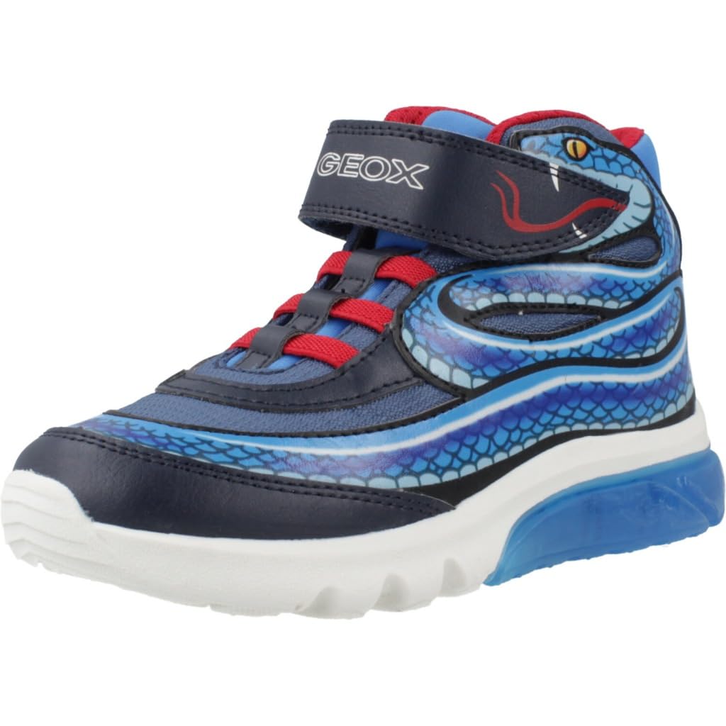 Geox Boys' J Ciberdron Boy Trainers
