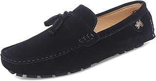 Men's Loafers Leather Fashion Slip-on Shoes Driver Shoes Casual Flat Shoes 38-49 EU