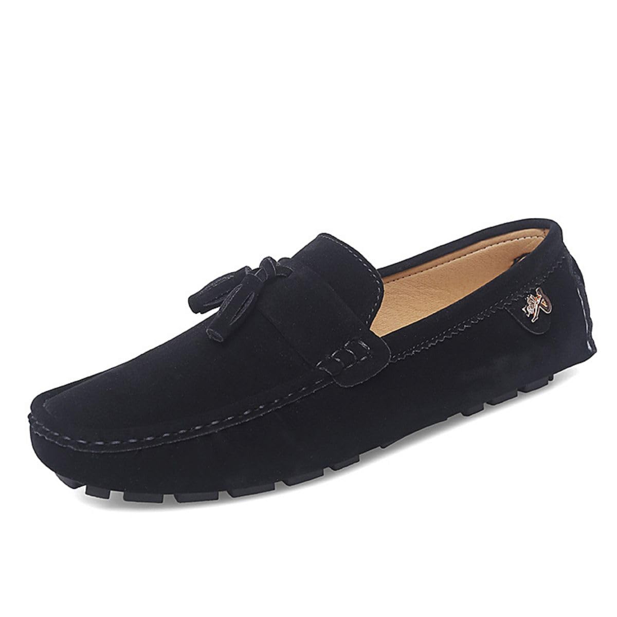 Men's Loafers Leather Fashion Slip-on Shoes Driver Shoes Casual Flat Shoes 38-49