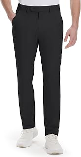 Hiwise Men's Golf Pants Stretch Dress Pants 30"/32"/34" Comfy Lightweight Casual Trousers Quick Dry Travel Pants with Pockets