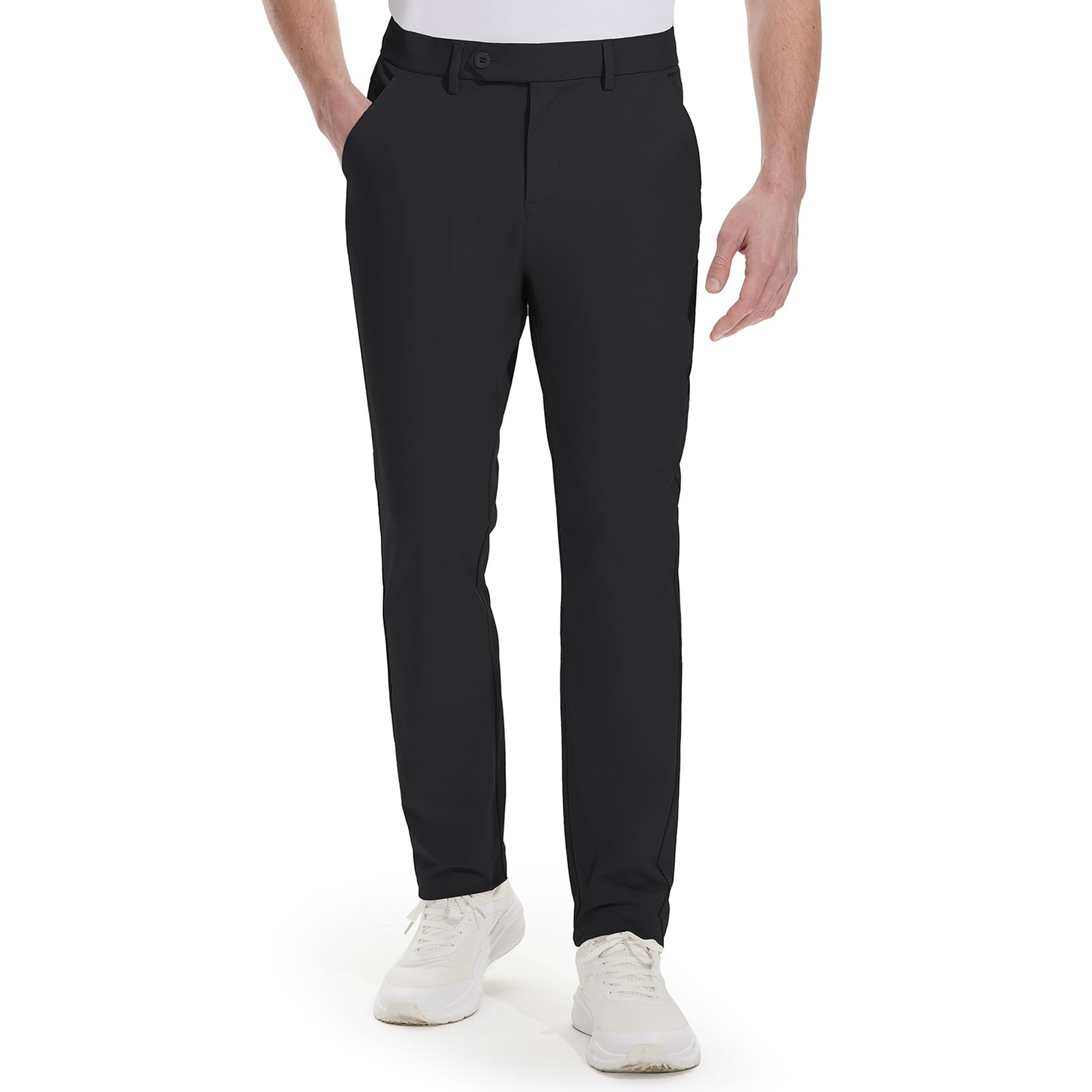 Hiwise Men's Golf Pants Stretch Dress Pants 30"/32"/34" Comfy Lightweight Casual
