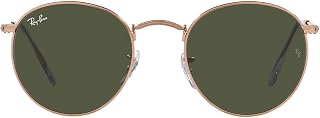 Ray-Ban Occhiali da sole rotondi in metallo unisex Rb3447